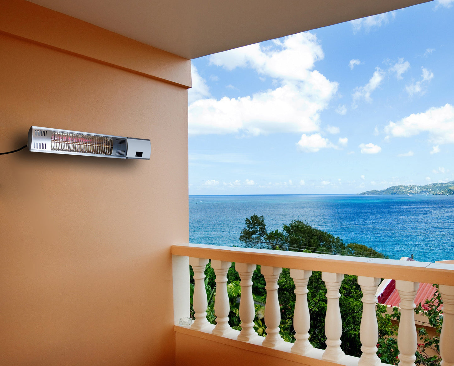 Energ+ Infrared Electric Wall-Mounted Patio Heater - HEA-21545|Radiateur de terrasse mural électrique et à infrarouge Energ+ - HEA-21545