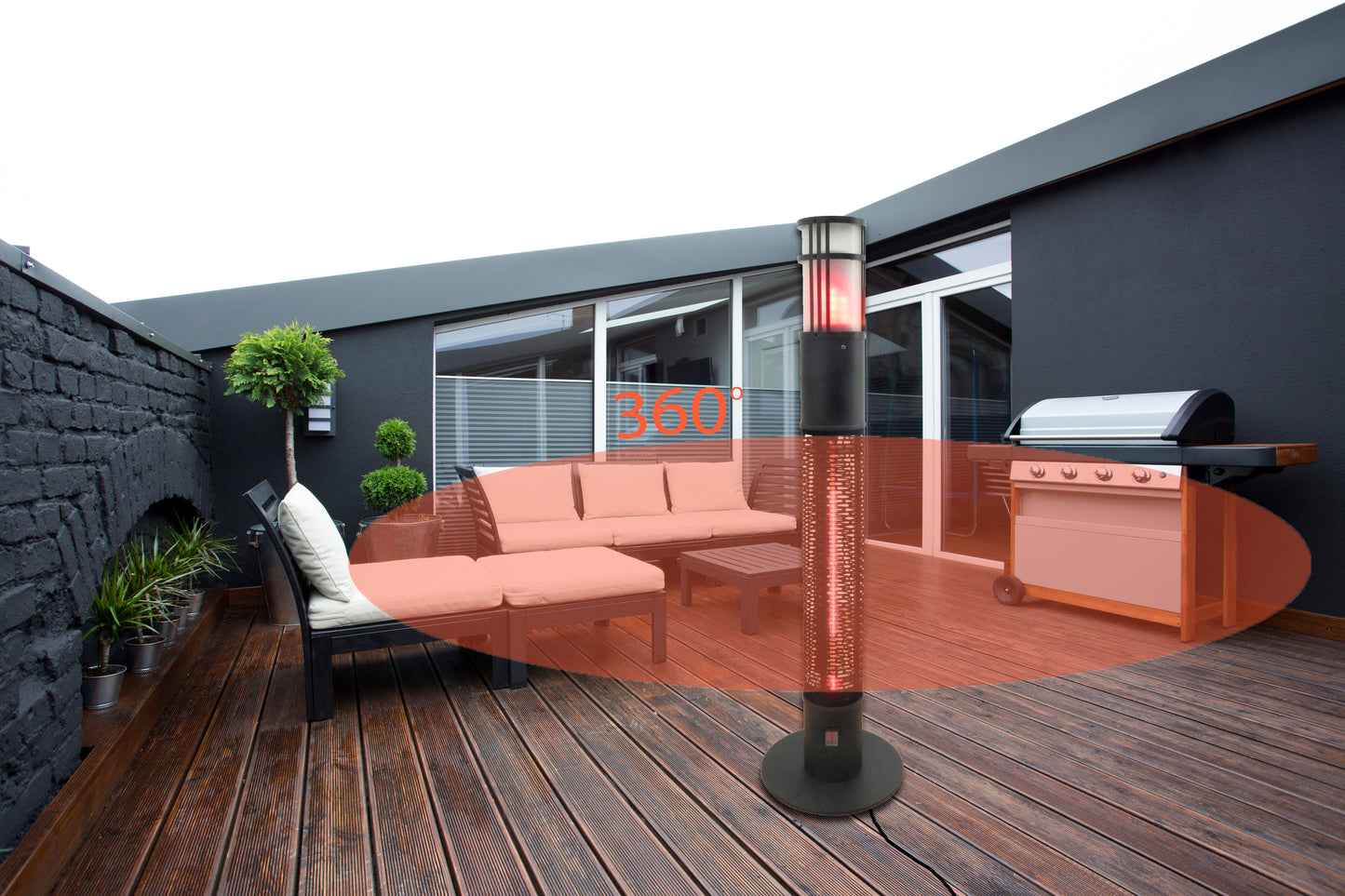 Westinghouse Infrared Electric Portable Patio Heater - WES31-1588|Radiateur de terrasse portatif électrique et à infrarouge Westinghouse - WES31-1588
