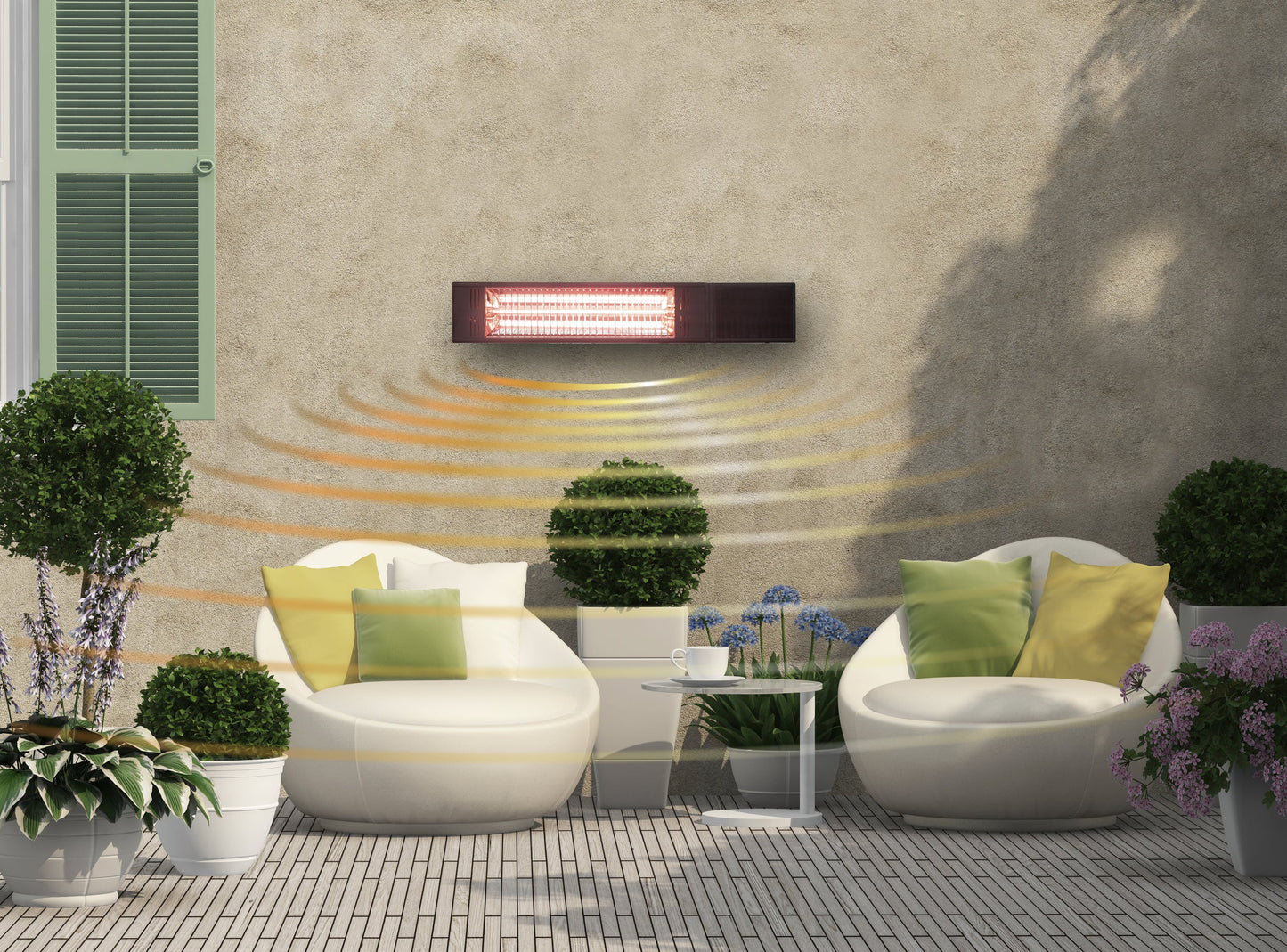 Westinghouse Infrared Electric Wall-Mounted Patio Heater - WES31-1892|Radiateur de terrasse mural électrique et à infrarouge Westinghouse - WES31-1892