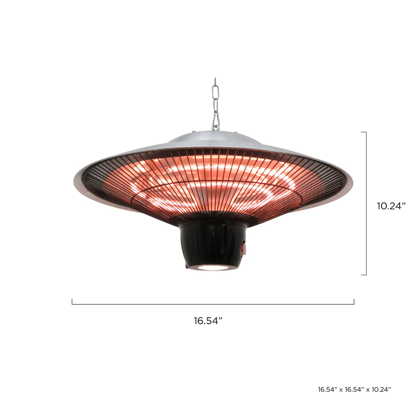 Westinghouse Infrared Electric LED Hanging Patio Heater - WES31-1544|Radiateur de terrasse suspendu électrique à DEL et à infrarouge Westinghouse - WES31-1544