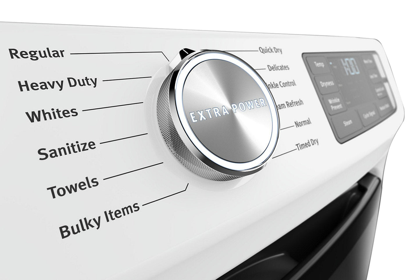 Maytag Front-Load 5.5 Cu. Ft. Washer with Extra Power and 7.3 Cu. Ft. Gas Steam Dryer - White|Laveuse frontale 5,5 pi3 avec Extra Power et sécheuse gaz vapeur 7,3 pi³ Maytag - blance|MAFL66GW