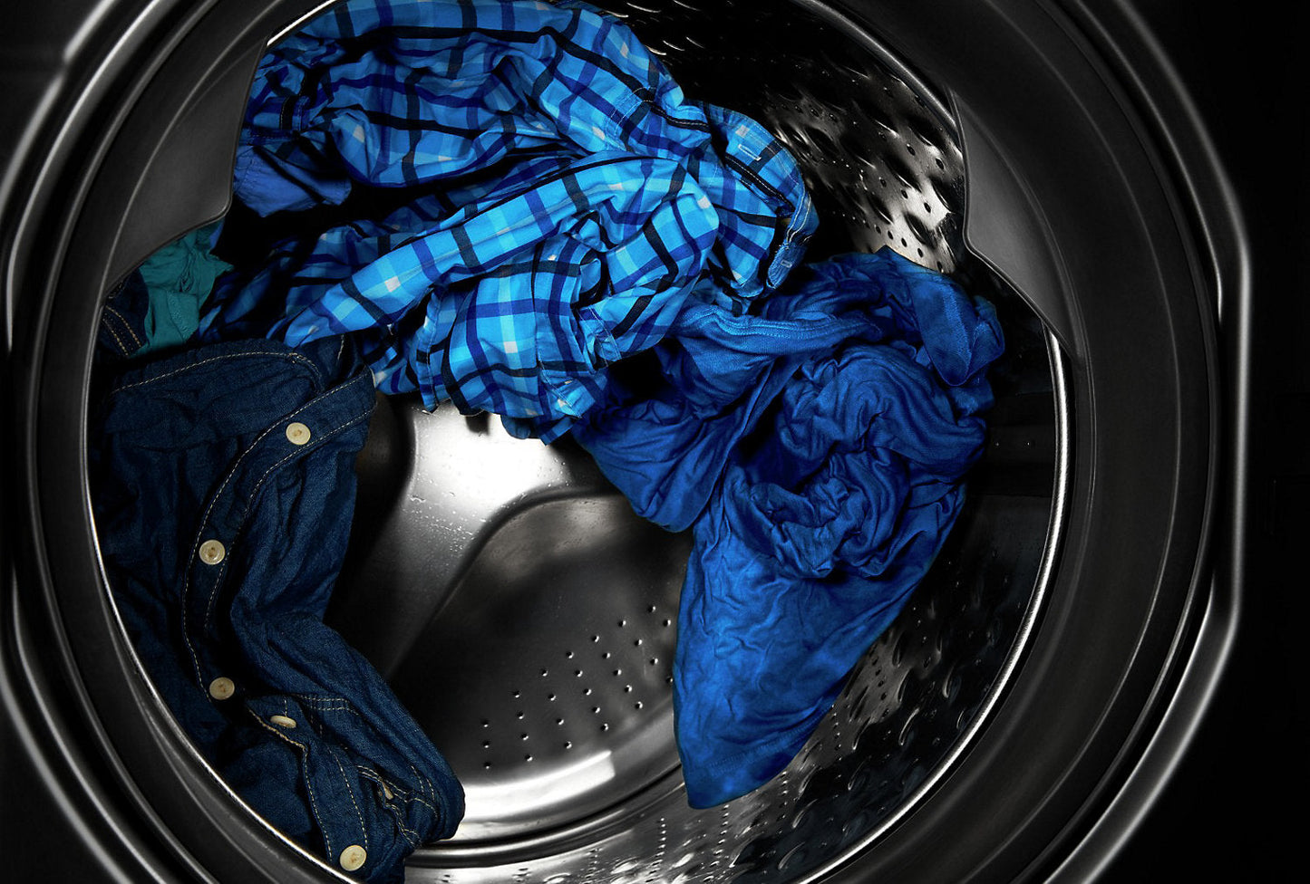Maytag 5.8 Cu. Ft. Smart Front-Load High-Efficiency Steam Washer - Metallic Slate - Stackable - MHW8… | Laveuse à la vapeur intelligente haute efficacité Maytag à chargement frontal de 5,8 pi³ - ardoise m…