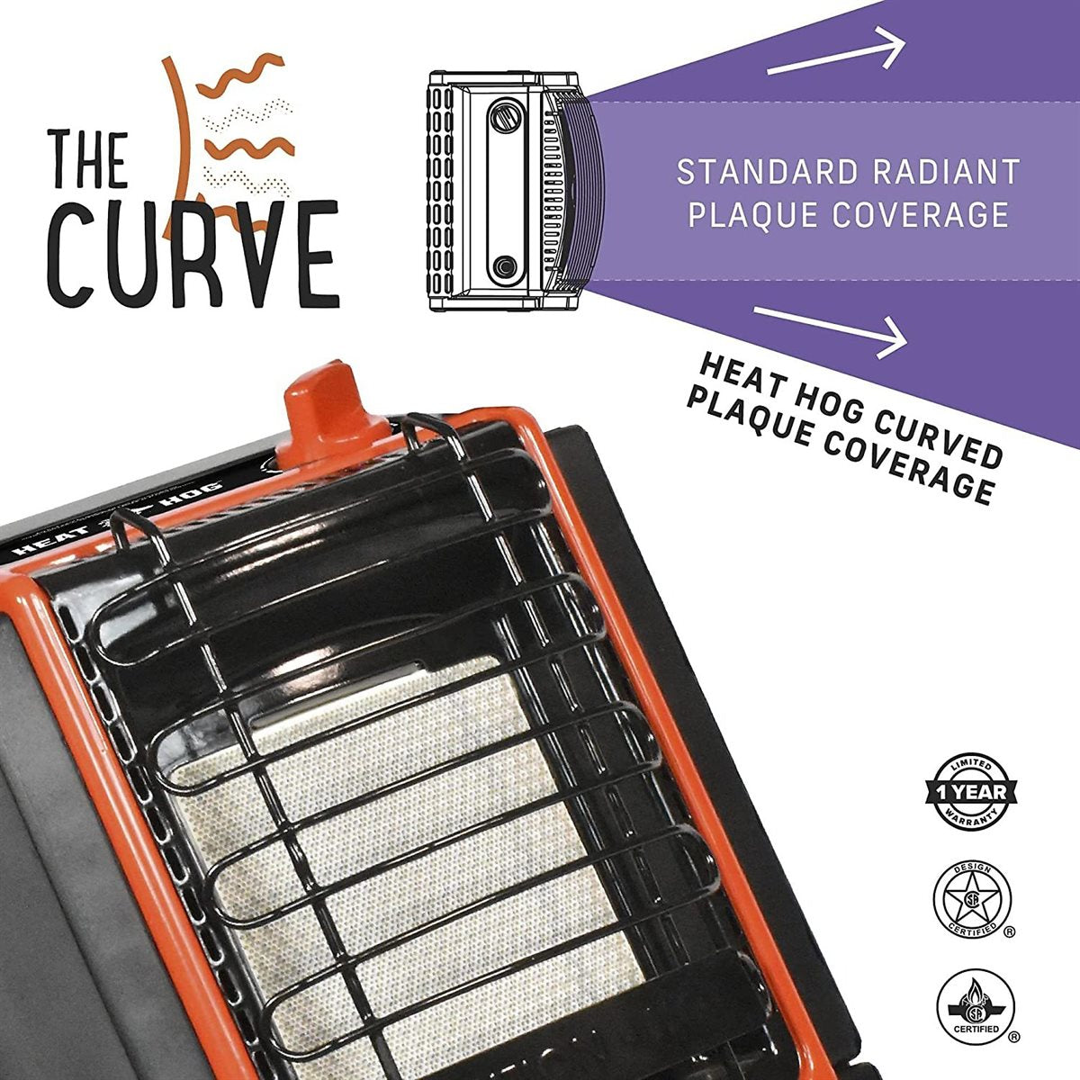 Heat Hog 9,000 BTU LP Propane Portable Outdoor Heater|Chaufferette portative pour l’extérieur au gaz propane liquide de 9 000 LP Heat Hog|D66GJ3FO
