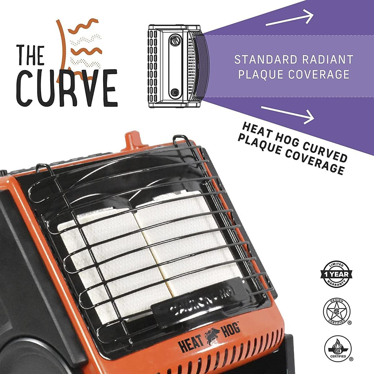 Heat Hog 18,000 BTU LP Propane Portable Outdoor Heater|Chaufferette portative pour l’extérieur au gaz propane liquide de 18 000 LP Heat Hog|D66G44BB