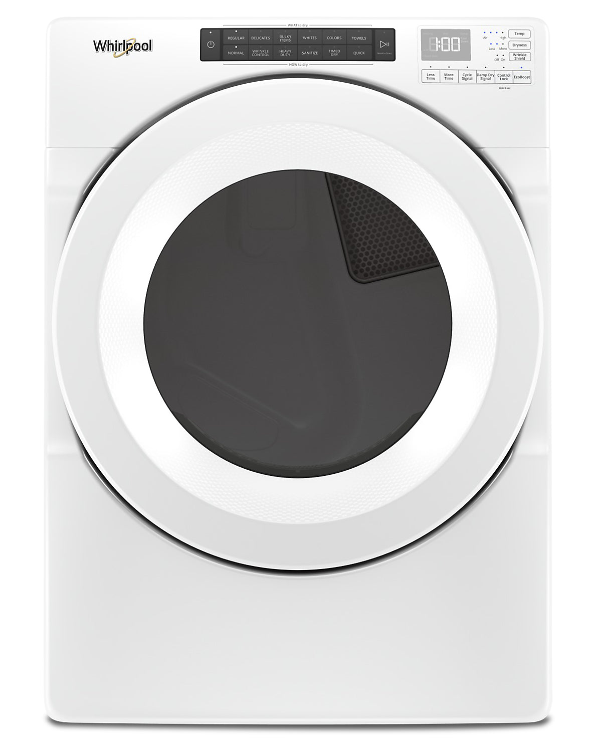 Whirlpool 7.4 Cu. Ft. Gas Dryer - White - Stackable - WGD560LHW | Sécheuse à gaz Whirlpool de 7,4 pi³ - blanche - superposable - WGD560LHW