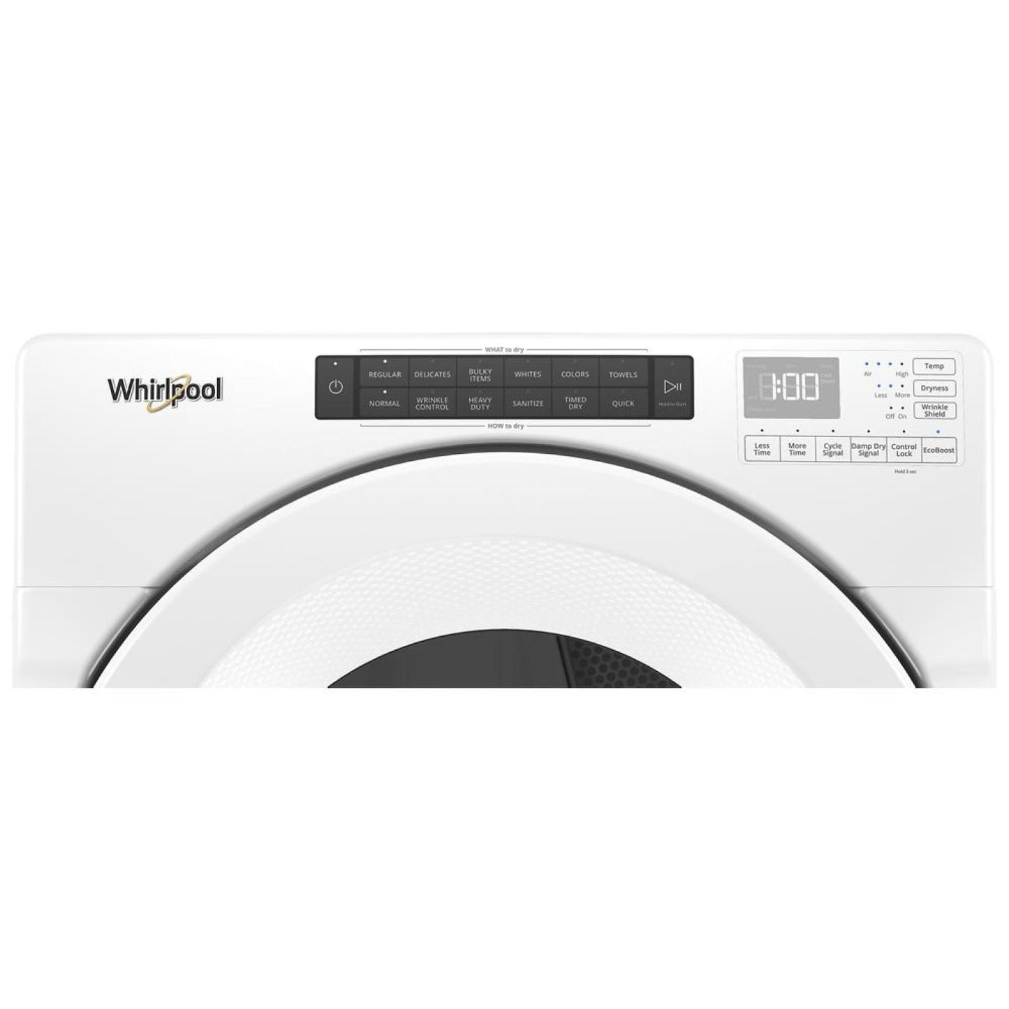 Whirlpool 7.4 Cu. Ft. Gas Dryer - White - Stackable - WGD560LHW | Sécheuse à gaz Whirlpool de 7,4 pi³ - blanche - superposable - WGD560LHW