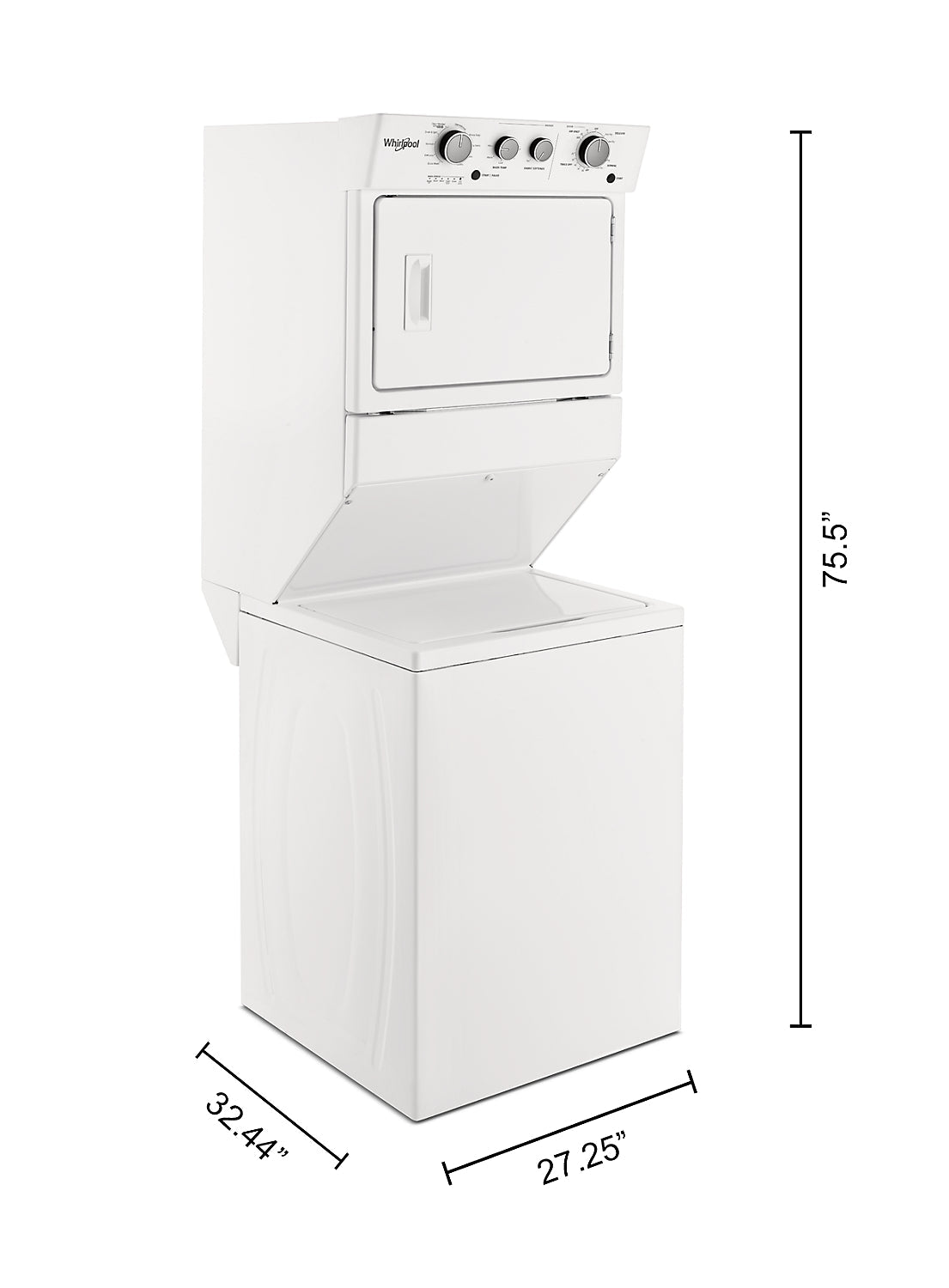 Whirlpool 5.9 Cu. Ft. Electric Dryer - White - YWET4027HW | Sécheuse électrique Whirlpool de 5,9 pi³ - blanche - YWET4027HW