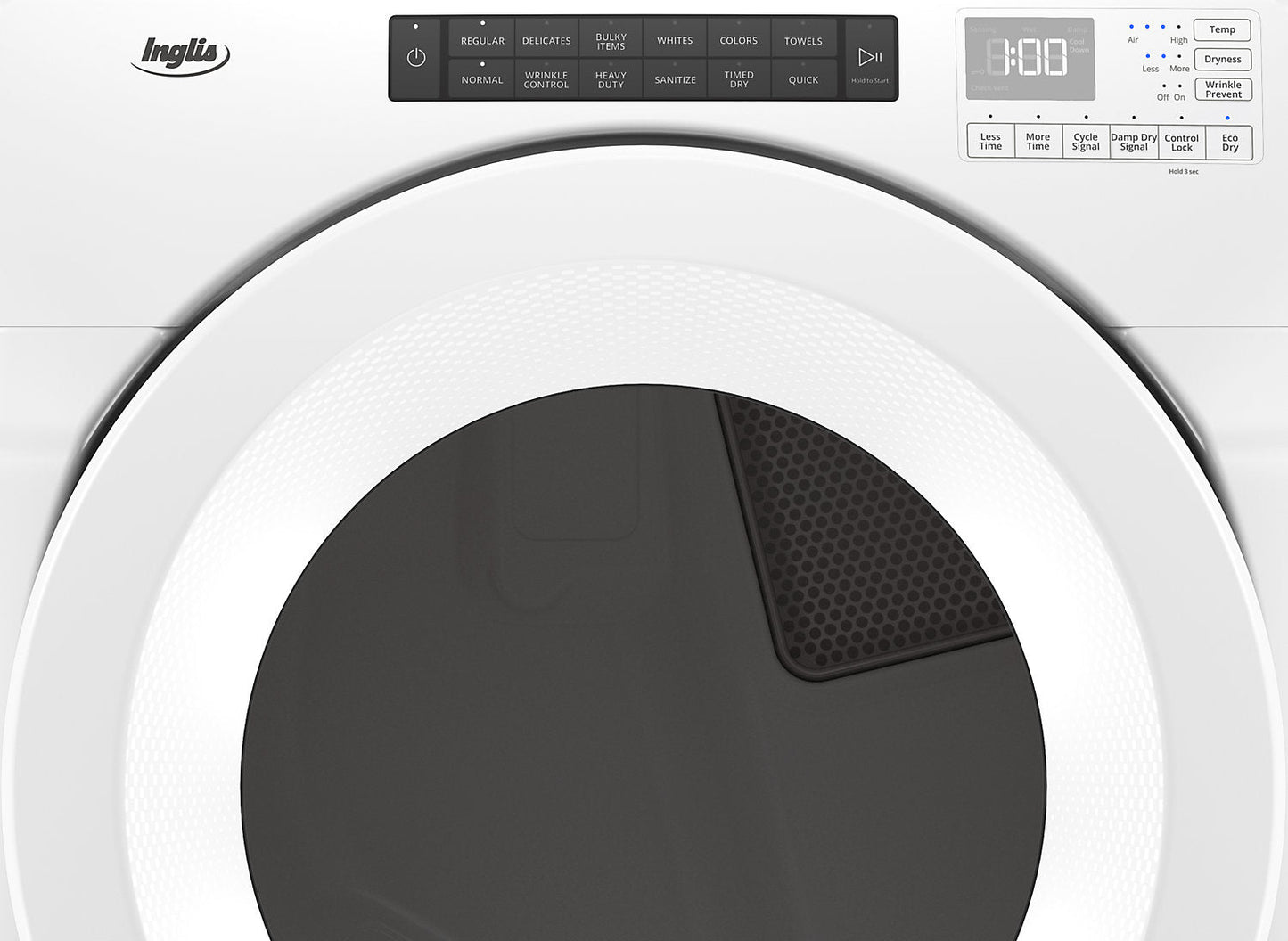 Inglis 7.4 Cu. Ft. Electric Dryer - White - Stackable - YIED5900HW | Sécheuse électrique Inglis de 7,4 pi³ - blanche - superposable - YIED5900HW
