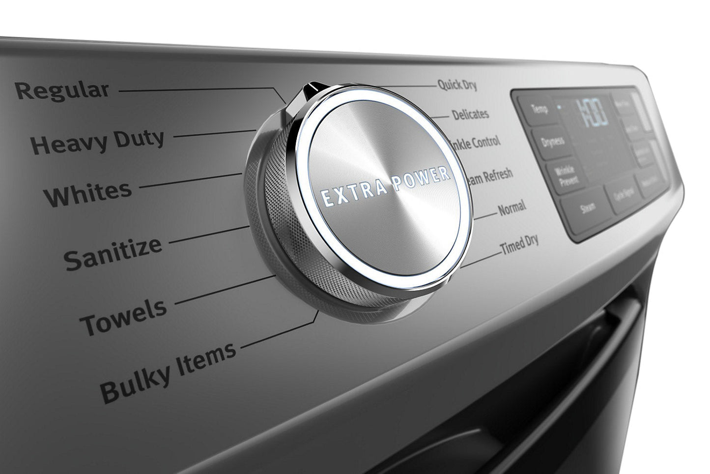 Maytag Front-Load 5.5 Cu. Ft. Washer with Extra Power and 7.3 Cu. Ft. Electric Steam Dryer - Slate|Laveuse frontale 5,5 pi3 avec Extra Power et sécheuse électrique vapeur 7,3 pi³ Maytag - ardoise|MAFL663C