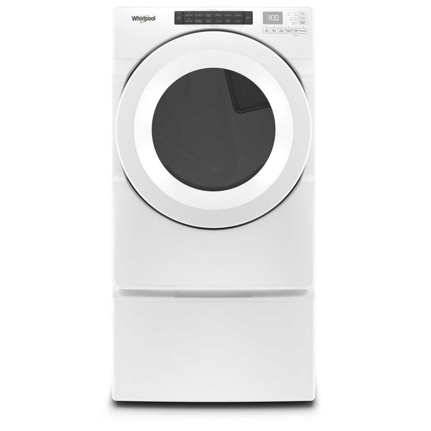 Whirlpool 7.4 Cu. Ft. Electric Dryer - White - Stackable - YWED560LHW | Sécheuse électrique Whirlpool de 7,4 pi³ - blanche - superposable - YWED560LHW