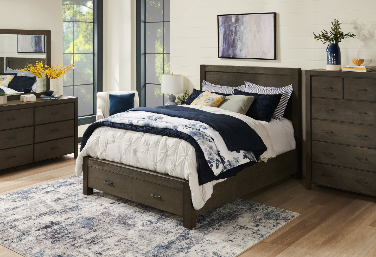 Brianna Light Grey 3-Piece Full/Queen Comforter Set|Ensemble d'édredon Brianna 3 pièces gris clair pour lit double ou grand lit|BRILG3FQ