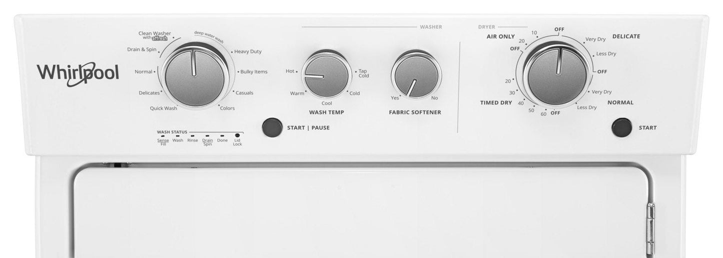 Whirlpool 5.9 Cu. Ft. Electric Dryer - White - YWET4027HW | Sécheuse électrique Whirlpool de 5,9 pi³ - blanche - YWET4027HW