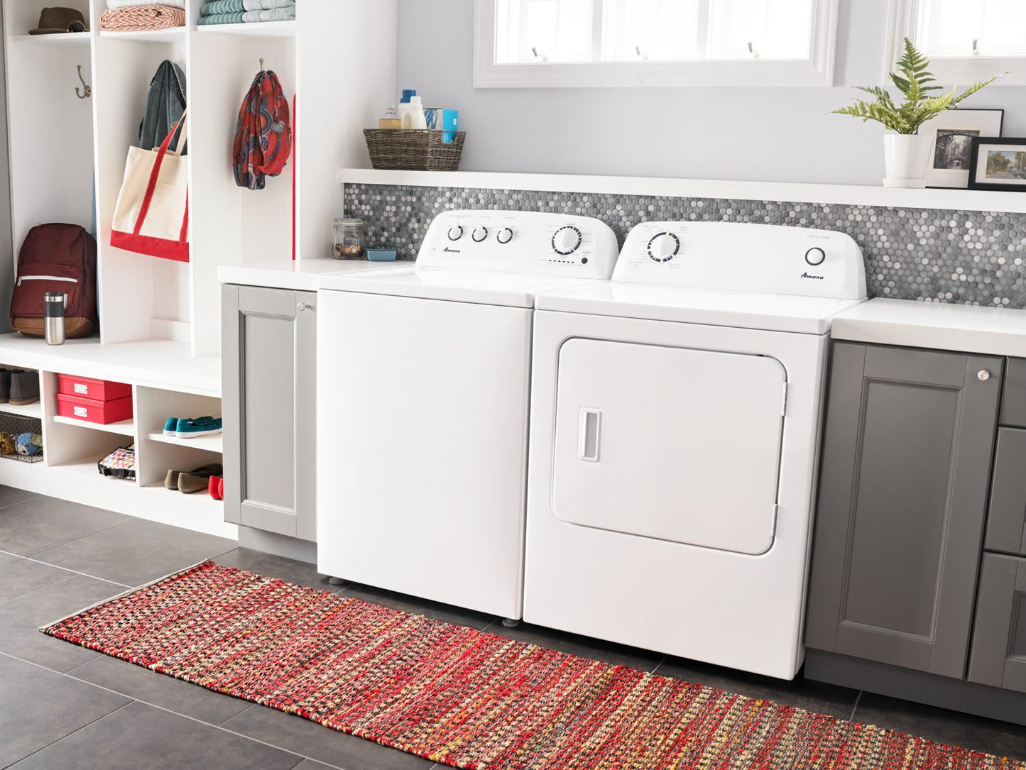 Amana 6.5 Cu. Ft. Gas Dryer - White - NGD4655EW | Sécheuse à gaz Amana de 6,5 pi³ - blanche - NGD4655EW