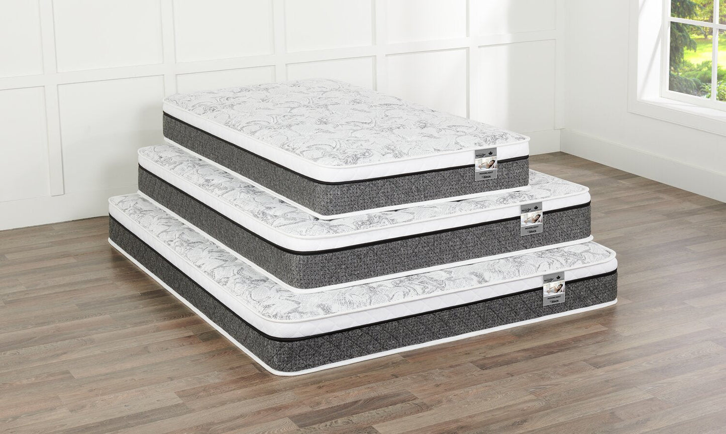 Springwall Moonlight Eurotop Plush Queen Mattress | Matelas moelleux à Euro-plateau Moonlight de Springwall pour grand lit