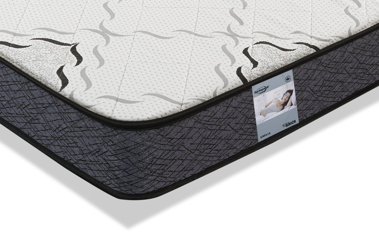 Springwall Emilia Tight Top Queen Mattress | Matelas à plateau régulier Emilia de Springwall pour grand lit