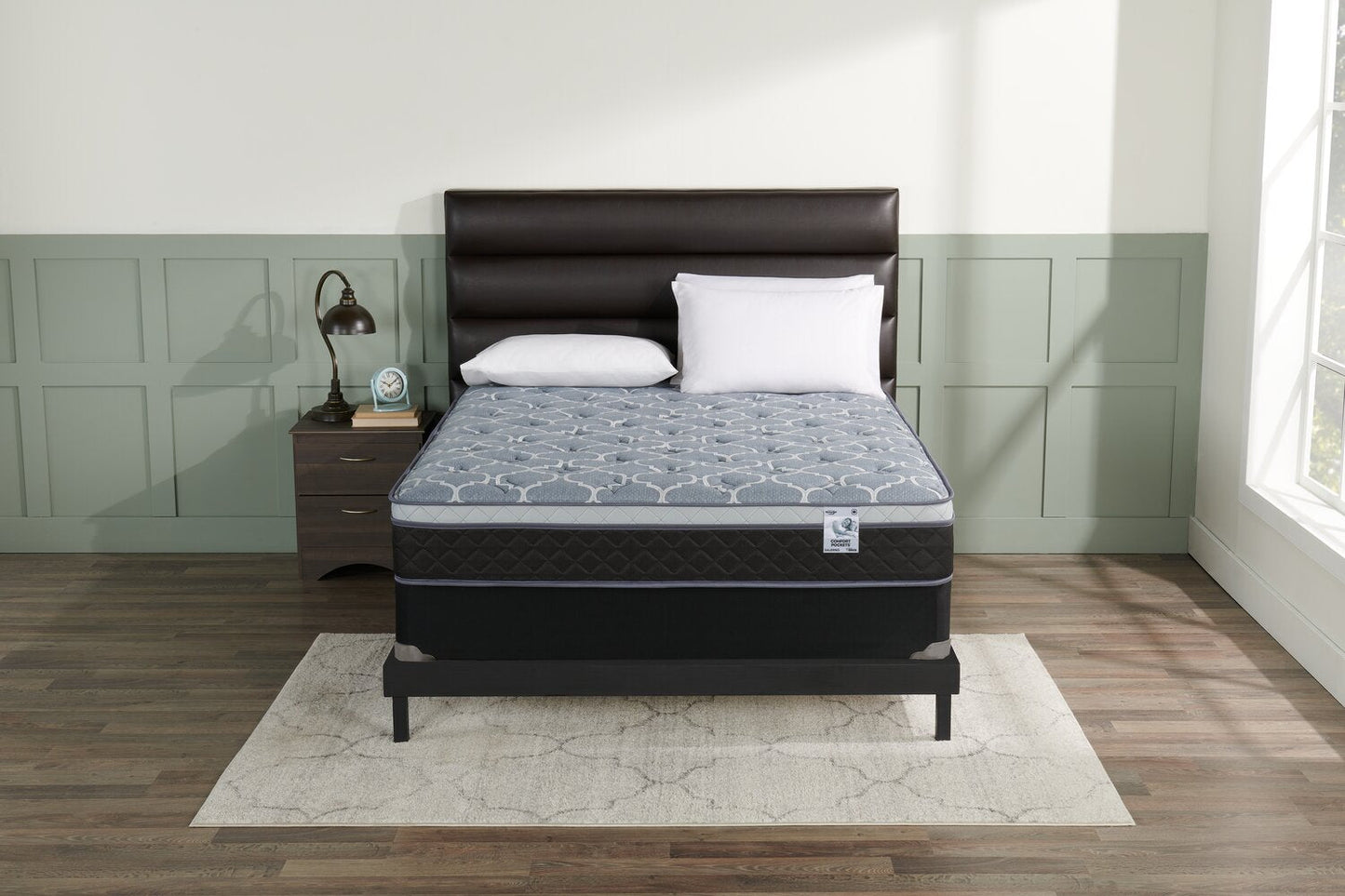 Springwall Salerno Eurotop Queen Mattress | Matelas à Euro-plateau Salerno de Springwall pour grand lit | SALRNOQM
