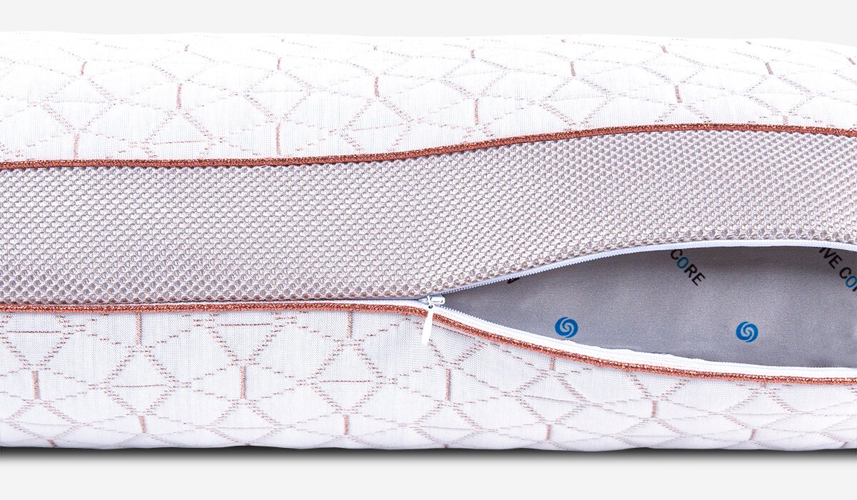 BEDGEAR Glacier Cuddle Curve 2.0 Pillow – Back Sleeper | Oreiller Glacier Cuddle Curve 2.0 de BedgearMD – dormeurs sur le dos
