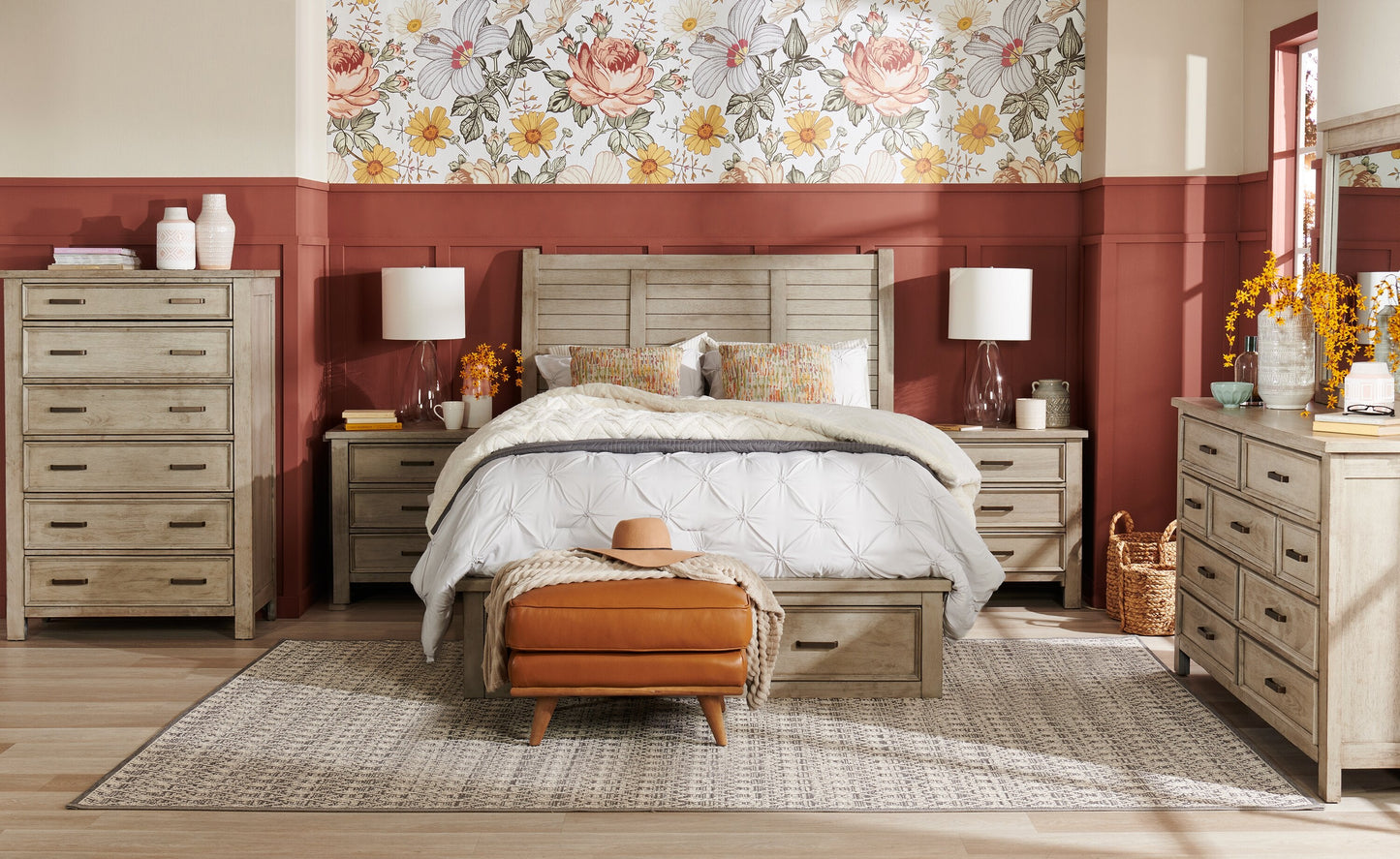 Brianna Light Grey 3-Piece Full/Queen Comforter Set|Ensemble d'édredon Brianna 3 pièces gris clair pour lit double ou grand lit|BRILG3FQ