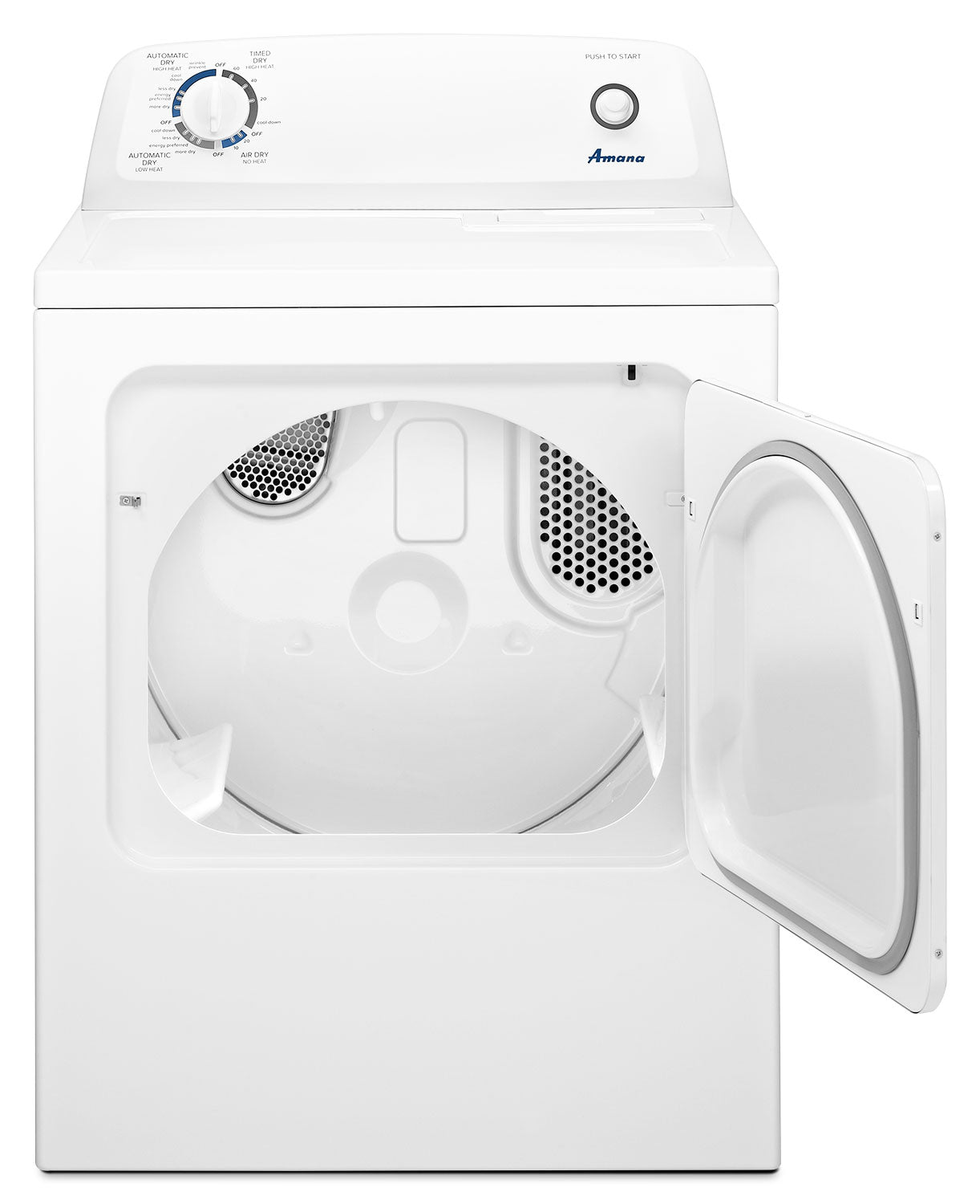 Amana 6.5 Cu. Ft. Gas Dryer - White - NGD4655EW | Sécheuse à gaz Amana de 6,5 pi³ - blanche - NGD4655EW