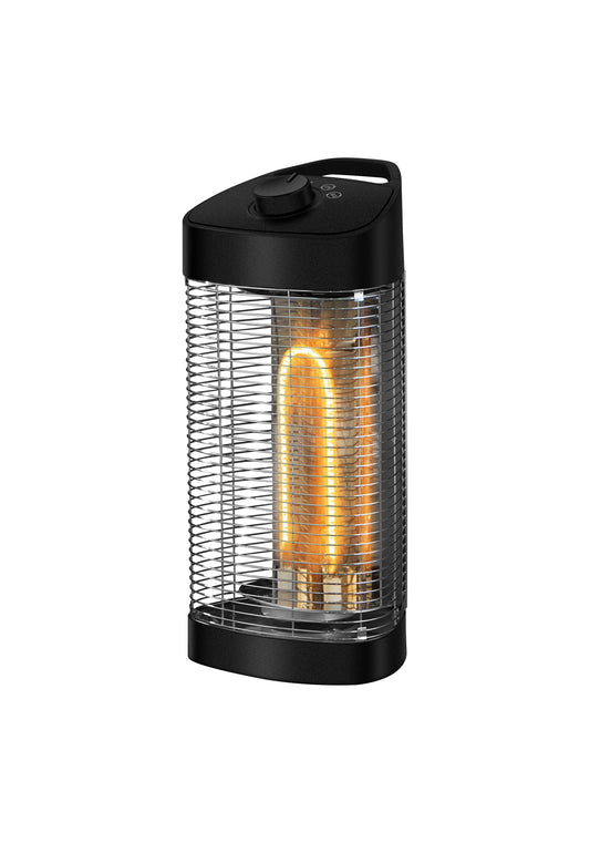 Energ+ Infrared Electric Portable Oscillating Patio Heater - HEA-1200MBLK|Radiateur de terrasse oscillant, portatif, électrique et à infrarouge Energ+ - HEA-1200MBLK