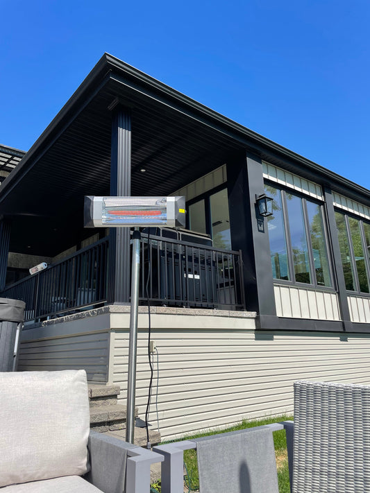 Westinghouse Infrared Electric Pole-Mounted Patio Heater - WES31-1550|Radiateur de terrasse électrique et à infrarouge Westinghouse sur poteau - WES31-1550