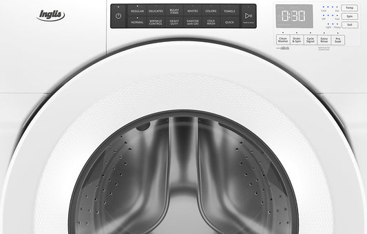 Inglis 5.0 Cu. Ft. Front-Load High-Efficiency Washer - White - Stackable - IFW5900HW | Laveuse haute efficacité Inglis à chargement frontal de 5 pi³ - blanche - superposable - IFW5900HW