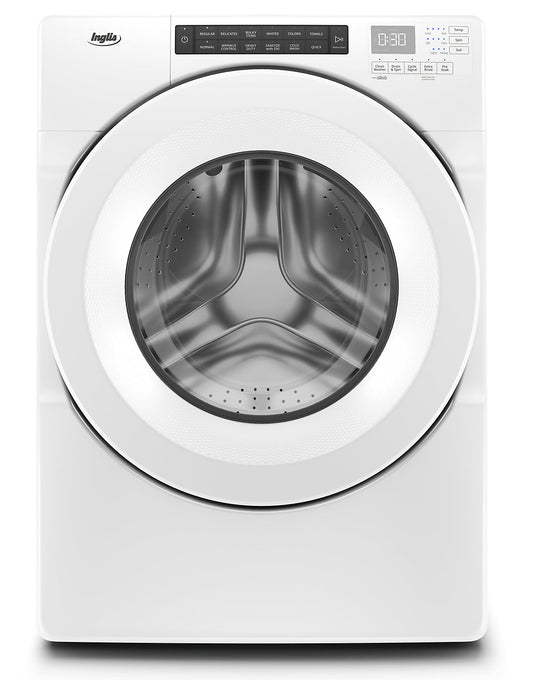 Inglis 5.0 Cu. Ft. Front-Load High-Efficiency Washer - White - Stackable - IFW5900HW | Laveuse haute efficacité Inglis à chargement frontal de 5 pi³ - blanche - superposable - IFW5900HW