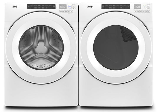 Inglis 5.0 Cu. Ft. Closet-Depth Front-Load Washer and 7.4 Cu. Ft. Electric Dryer with Intuitive Touch Controls|Laveuse 5,0 pi³ à chargement frontal de profondeur placard et sécheuse électrique 7,4 pi³ Inglis|INFL590L