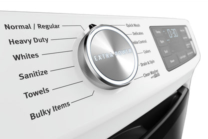 Maytag Front-Load 5.5 Cu. Ft. Washer with Extra Power and 7.3 Cu. Ft. Gas Steam Dryer - White|Laveuse frontale 5,5 pi3 avec Extra Power et sécheuse gaz vapeur 7,3 pi³ Maytag - blance|MAFL66GW