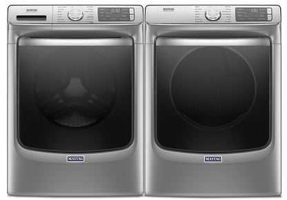 Maytag Front-Load 5.8 Cu. Ft. Smart Washer with Extra Power and 7.3 Cu. Ft. Electric Smart Dryer - Slate|Laveuse frontale 5,8 pi3 Extra Power et sécheuse électrique intelligente 7,3 pi³ Maytag - ardoise|MAFL863C
