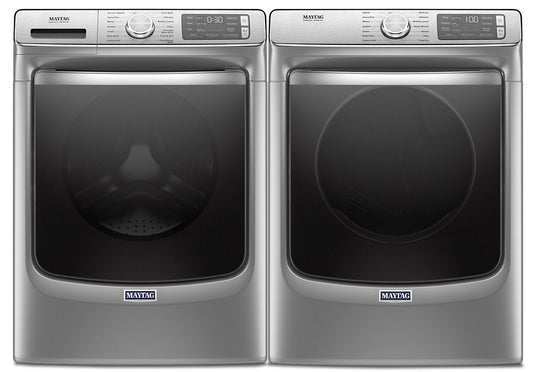 Maytag Front-Load 5.8 Cu. Ft. Smart Washer with Extra Power and 7.3 Cu. Ft. Electric Smart Dryer - Slate|Laveuse frontale 5,8 pi3 Extra Power et sécheuse électrique intelligente 7,3 pi³ Maytag - ardoise|MAFL863C