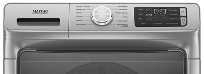 Maytag Front-Load 5.5 Cu. Ft. Washer with Extra Power and 7.3 Cu. Ft. Gas Steam Dryer - Slate|Laveuse frontale 5,5 pi3 avec Extra Power et sécheuse gaz vapeur 7,3 pi³ Maytag - ardoise|MAFL66GC