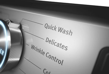 Maytag 4.8 Cu. Ft. Front-Load High-Efficiency Steam Washer - White - Stackable - MHW6630HW | Laveuse à la vapeur haute efficacité Maytag à chargement frontal de 4,8 pi³ - blanche - superposable…