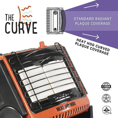 Heat Hog 18,000 BTU LP Propane Portable Outdoor Heater|Chaufferette portative pour l’extérieur au gaz propane liquide de 18 000 LP Heat Hog|D66G44BB