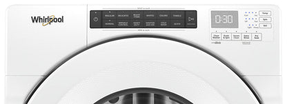 Whirlpool 5.0 Cu. Ft. Front-Load High-Efficiency Washer - White - Stackable - WFW560CHW | Laveuse haute efficacité Whirlpool à chargement frontal de 5 pi³ - blanche - superposable - WFW560CH…