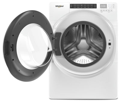 Whirlpool 5.0 Cu. Ft. Front-Load High-Efficiency Washer - White - Stackable - WFW560CHW | Laveuse haute efficacité Whirlpool à chargement frontal de 5 pi³ - blanche - superposable - WFW560CH…