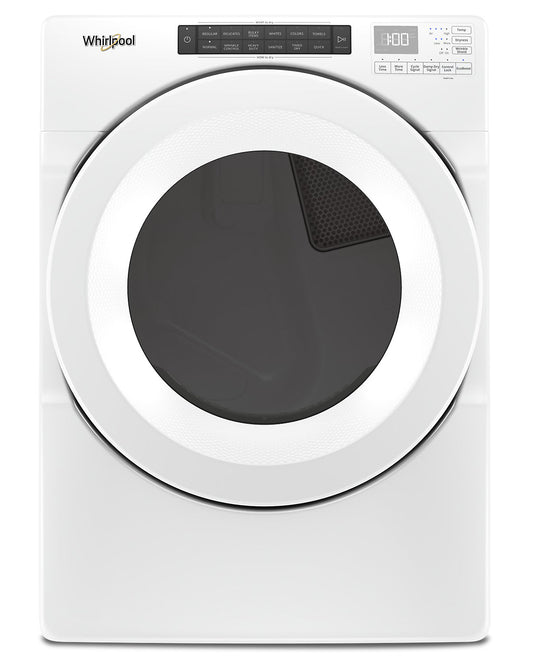 Whirlpool 7.4 Cu. Ft. Gas Dryer - White - Stackable - WGD560LHW | Sécheuse à gaz Whirlpool de 7,4 pi³ - blanche - superposable - WGD560LHW