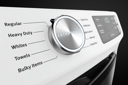 Maytag 7.3 Cu. Ft. Electric Dryer - White - Stackable - YMED5630HW | Sécheuse électrique Maytag de 7,3 pi³ - blanche - superposable - YMED5630HW