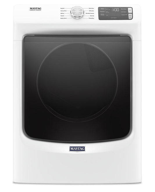 Maytag 7.3 Cu. Ft. Electric Dryer - White - Stackable - YMED5630HW | Sécheuse électrique Maytag de 7,3 pi³ - blanche - superposable - YMED5630HW