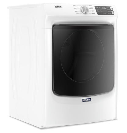 Maytag 7.3 Cu. Ft. Electric Dryer with Steam - White - Stackable - YMED6630HW | Sécheuse électrique à la vapeur Maytag de 7,3 pi³ - blanche - superposable - YMED6630HW