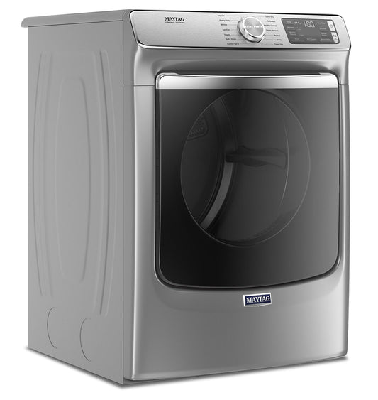 Maytag 7.3 Cu. Ft. Smart Electric Dryer with Steam - Metallic Slate - Stackable - YMED8630HC | Sécheuse électrique intelligente Maytag de 7,3 pi³ avec vapeur - ardoise métallique - superposable -…