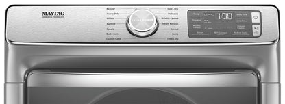 Maytag Front-Load 5.8 Cu. Ft. Smart Washer with Extra Power and 7.3 Cu. Ft. Electric Smart Dryer - Slate|Laveuse frontale 5,8 pi3 Extra Power et sécheuse électrique intelligente 7,3 pi³ Maytag - ardoise|MAFL863C