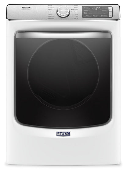 Maytag 7.3 Cu. Ft. Smart Electric Dryer with Steam - White - Stackable - YMED8630HW | Sécheuse électrique intelligente à la vapeur Maytag de 7,3 pi³ - blanche - superposable - YMED8630HW