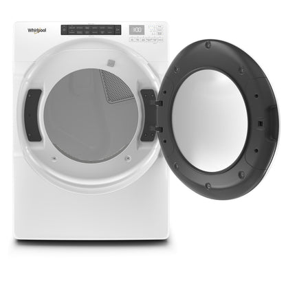 Whirlpool 7.4 Cu. Ft. Electric Dryer - White - Stackable - YWED560LHW | Sécheuse électrique Whirlpool de 7,4 pi³ - blanche - superposable - YWED560LHW