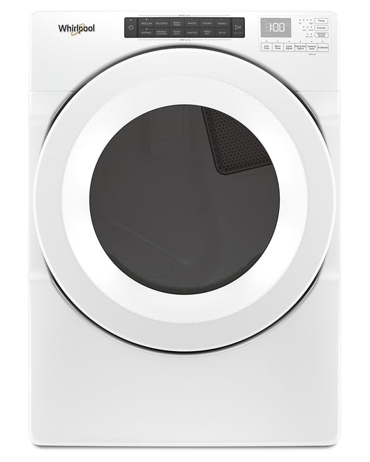 Whirlpool 7.4 Cu. Ft. Electric Dryer - White - Stackable - YWED560LHW | Sécheuse électrique Whirlpool de 7,4 pi³ - blanche - superposable - YWED560LHW