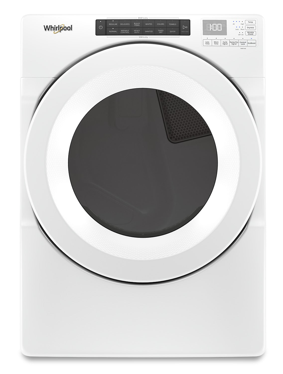 Whirlpool 7.4 Cu. Ft. Electric Dryer - White - Stackable - YWED5620HW | Sécheuse électrique Whirlpool de 7,4 pi³ - blanche - superposable - YWED5620HW