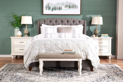 Brianna Light Grey 3-Piece Full/Queen Comforter Set|Ensemble d'édredon Brianna 3 pièces gris clair pour lit double ou grand lit|BRILG3FQ