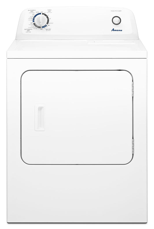 Amana 6.5 Cu. Ft. Gas Dryer - White - NGD4655EW | Sécheuse à gaz Amana de 6,5 pi³ - blanche - NGD4655EW