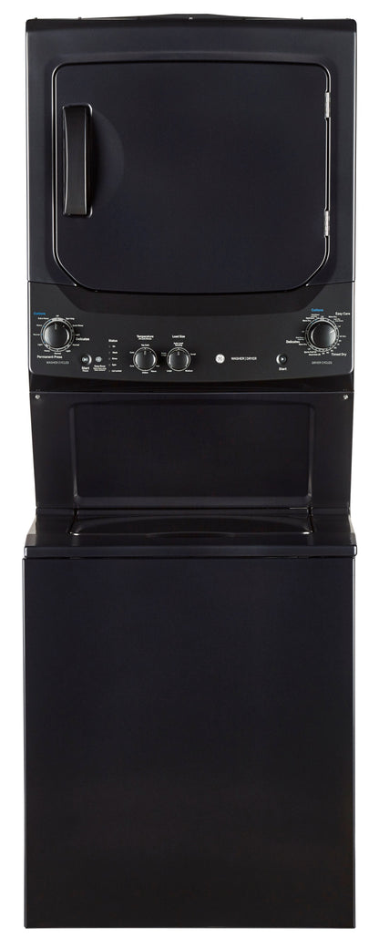 GE Unitized Electric Spacemaker 4.4 Cu.Ft. Washer and 5.9 Cu.Ft Dryer – GUD37ESMMDG | Tour de lavage SpaceMakerMC électrique GE avec laveuse de 4,4 pi³ et sécheuse de 5,9 pi³ - GUD37ESMM…
