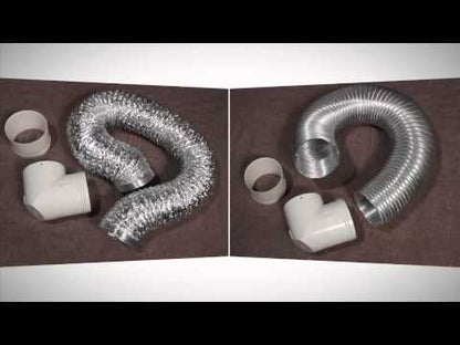 Dundas Jafine ProFlex™ Dryer-to-Duct Connector Kit and 4" Metal Worm Gear Clamps Package|Trousse de connexion Dundas Jafine de la sécheuse au conduit et colliers de serrage|DRYVENT2